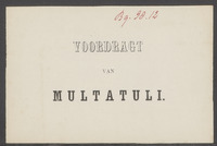 Bewijs van toegang ... Voordragt